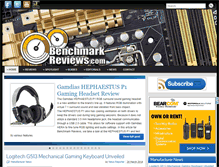 Tablet Screenshot of benchmarkreviews.com